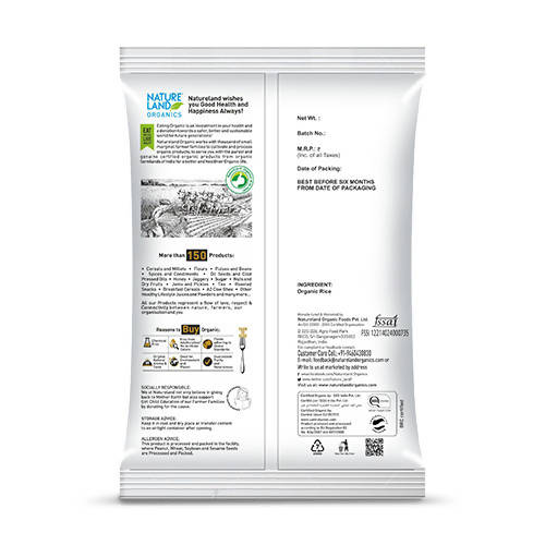 Buy Nature Land Organics Rice Poha from DrMediCart, Ship from India to USA