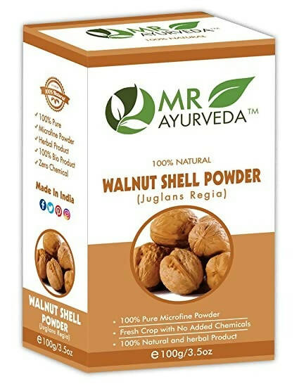 Buy MR Ayurveda Walnut Shell Powder from DrMediCart, Ship from India to USA