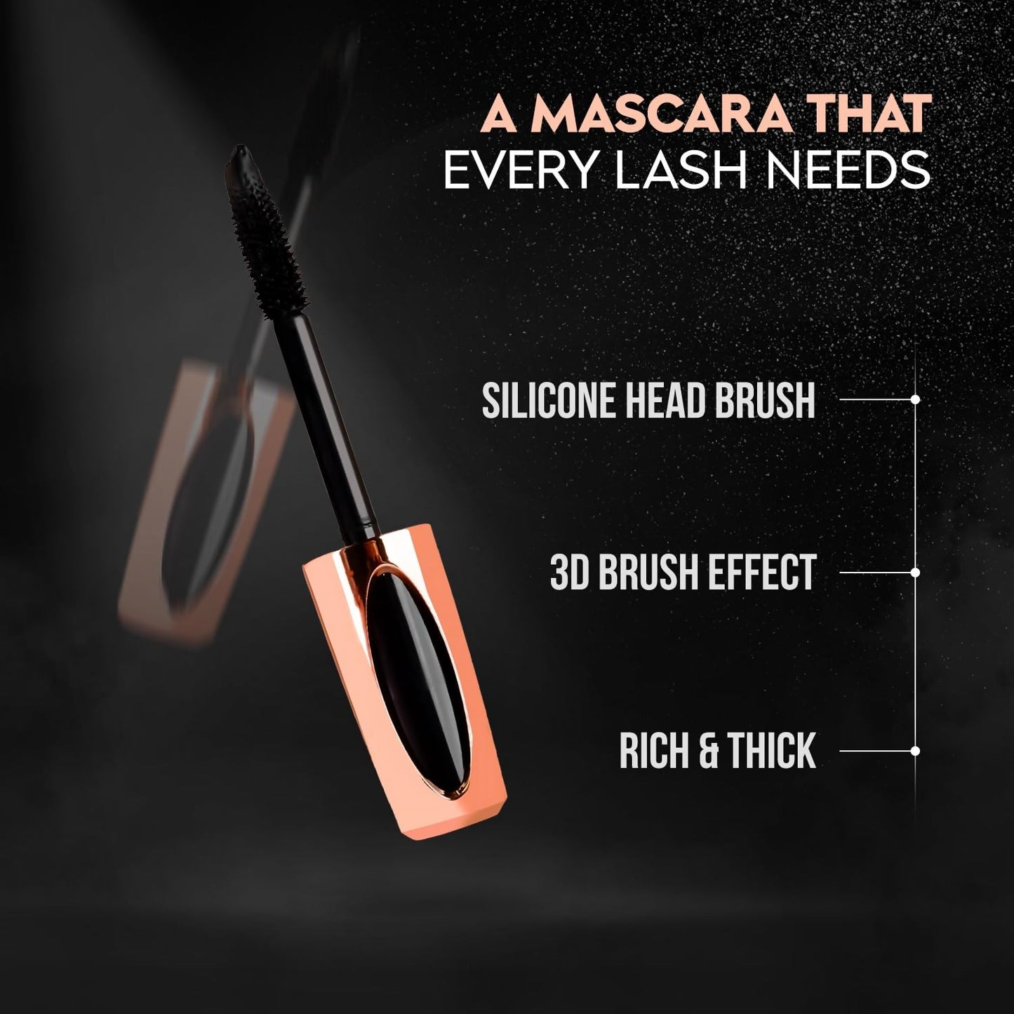 Gleva 4D Silk Fibre Mascara - Black