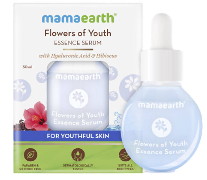 Buy Mamaearth Flowers of Youth Essence Serum For Youthful Skin from DrMediCart, Ship from India to USA