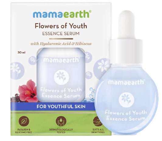 Buy Mamaearth Flowers of Youth Essence Serum For Youthful Skin from DrMediCart, Ship from India to USA
