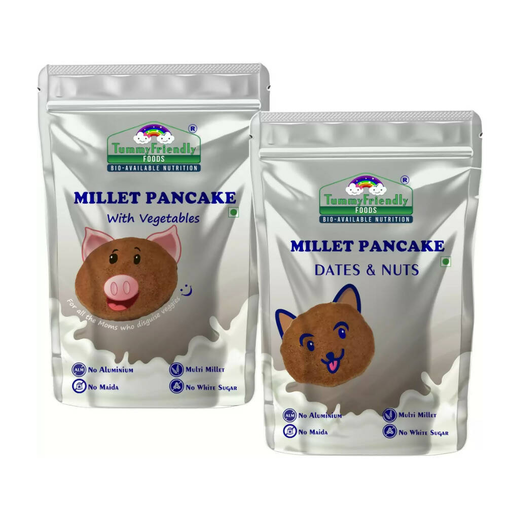 Buy TummyFriendly Foods Millet Pancake Mix - Veggies, Dates, Nuts from DrMediCart, Ship from India to USA