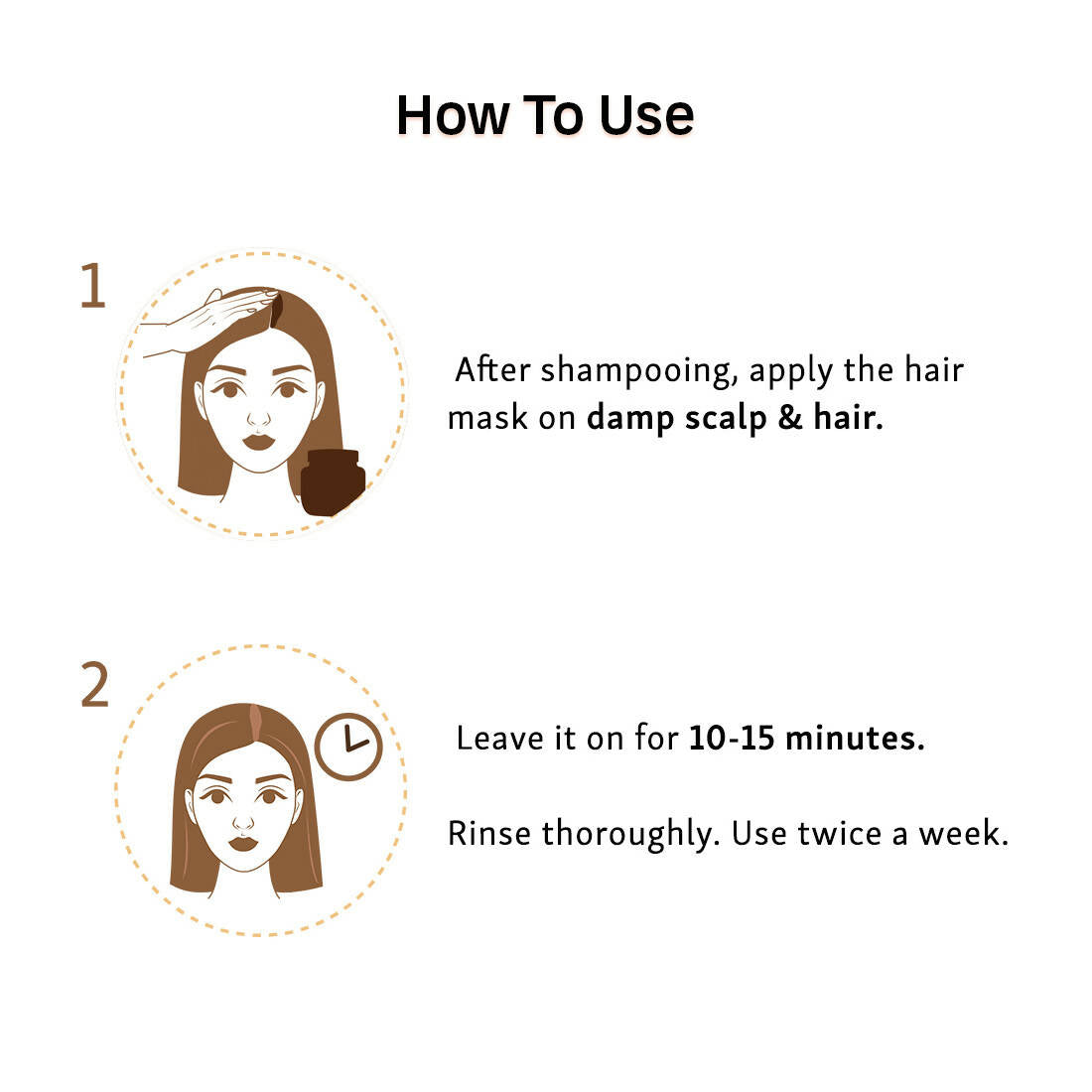 mCaffeine Naked & Raw Coffee Hair Mask