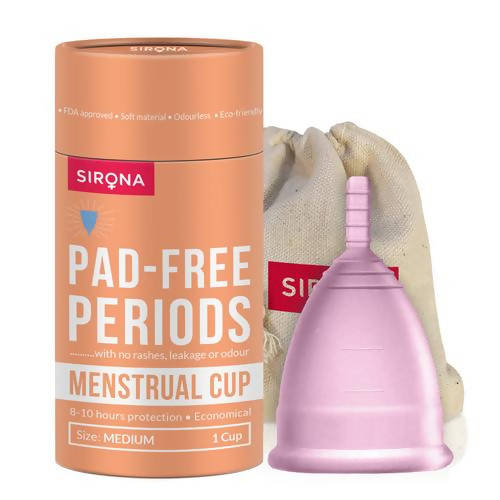 Sirona Reusable Menstrual Cup with Pouch