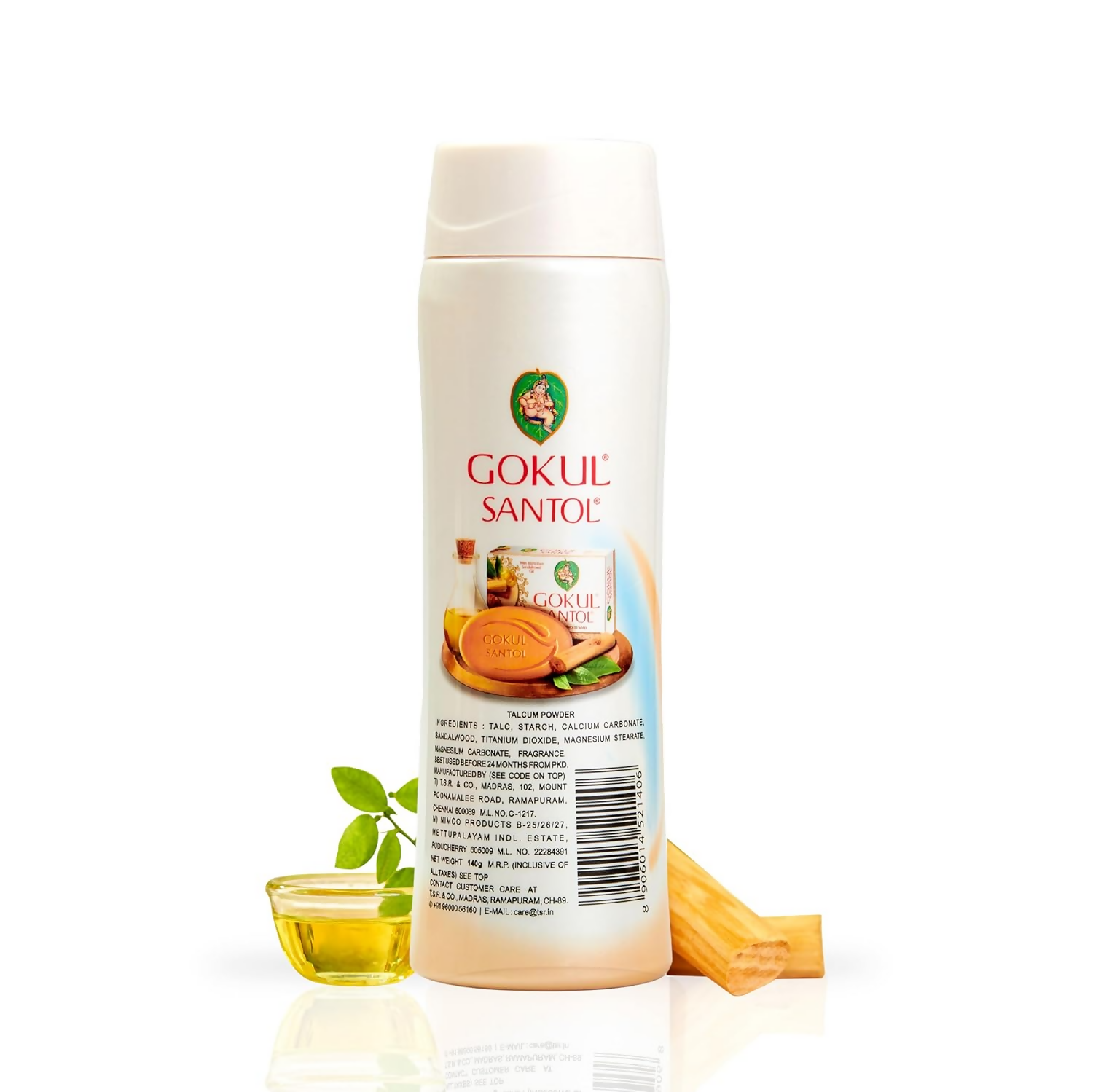 Gokul Santol Pure Sandalwood Talcum Powder
