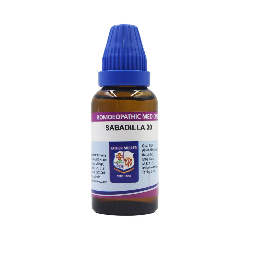 Father Muller Sabadilla Dilution
