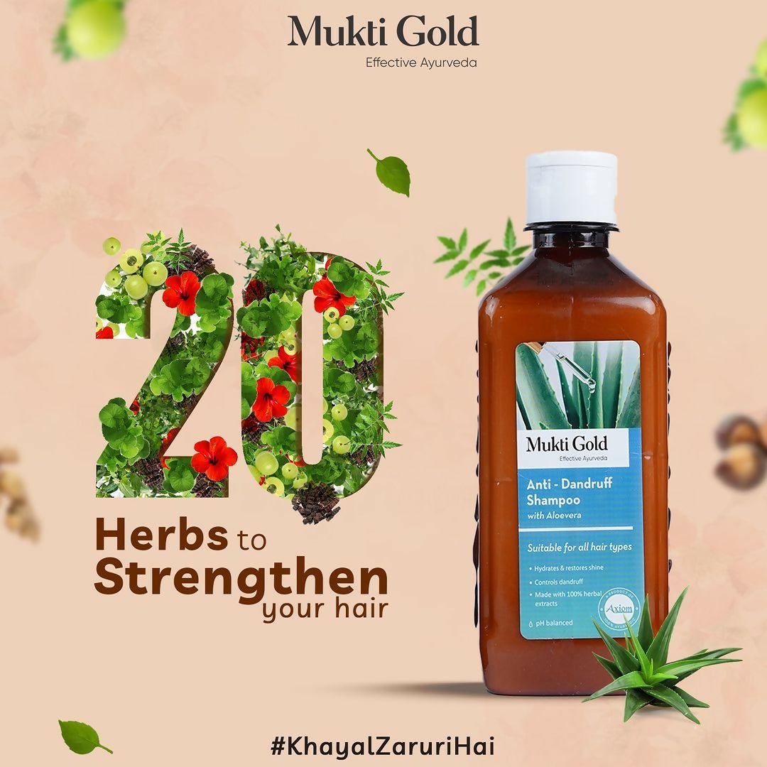 Axiom Mukti Gold Anti Dandruff Shampoo