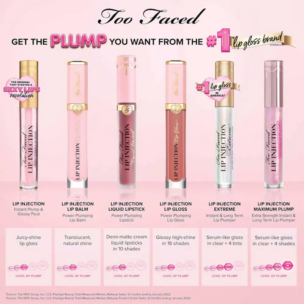 Too Faced Lip Injection Liquid Lipstick - Va Va Voom