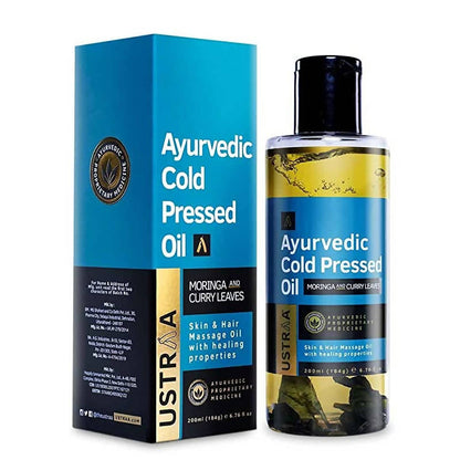 Buy Ustraa Moringa and Curry Leaves Ayurvedic Cold Pressed Oil from DrMediCart, Ship from India to USA
