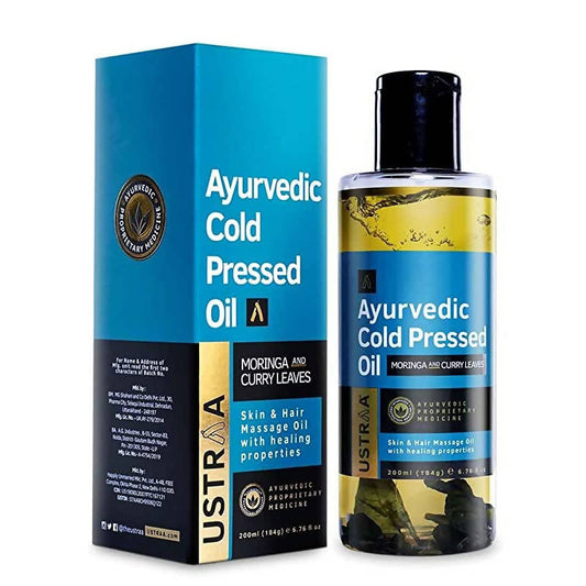Buy Ustraa Moringa and Curry Leaves Ayurvedic Cold Pressed Oil from DrMediCart, Ship from India to USA