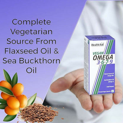 HealthAid Vegan Omega 3.6.7.9 Capsules