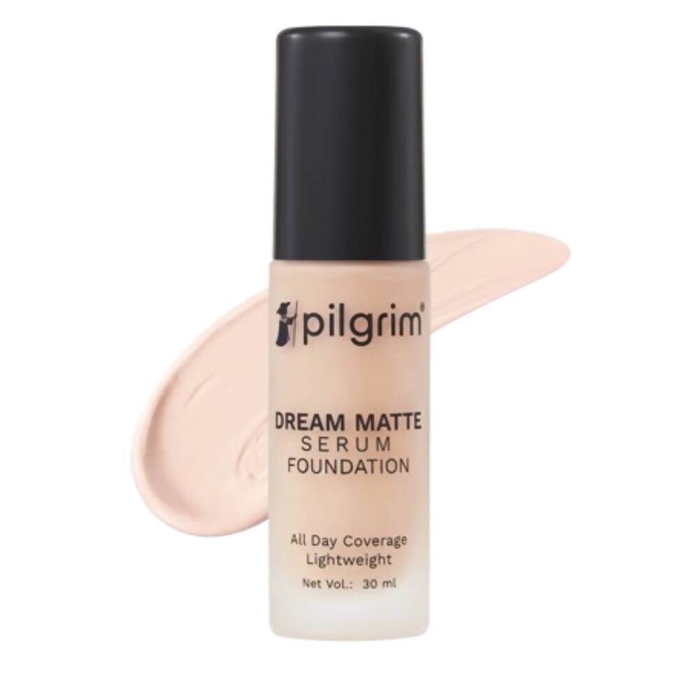 Pilgrim Dream Matte Serum Foundation For Light Skin Tone - Pure Ivory