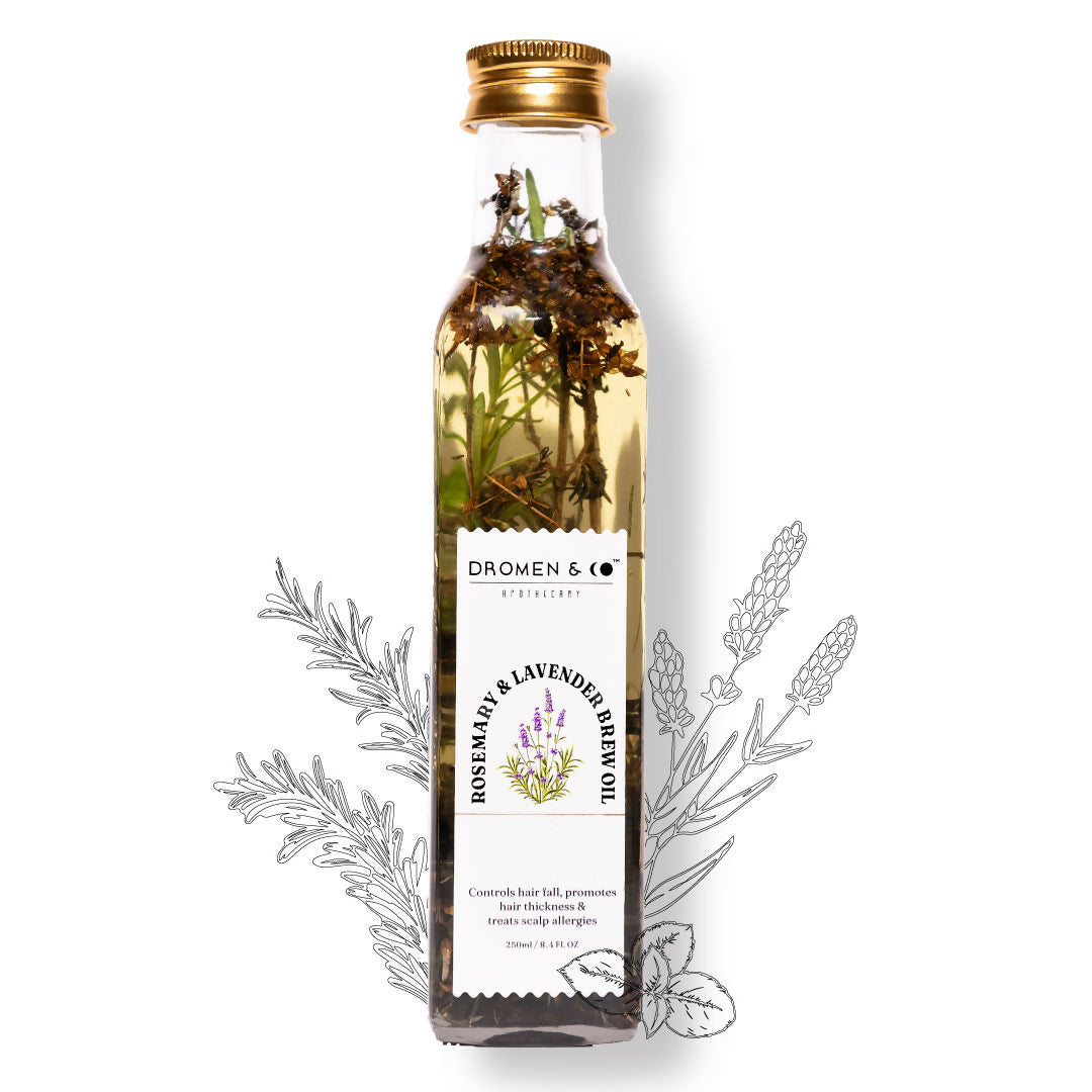 Dromen & Co Rosemary & Lavender Brew Hair Oil