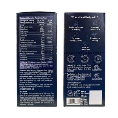 Panchamrit Sustained Release Capsules For Sleep with 5mg Melatonin