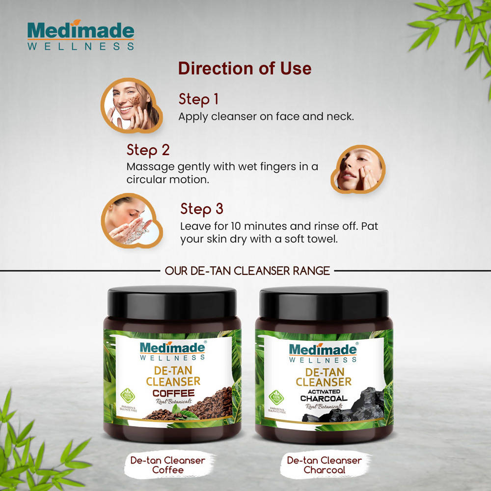 Medimade Wellness Activated Charcoal De-Tan Cleanser