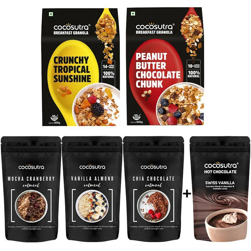 Buy Cocosutra Breakfast Sorted Hamper Combo from DrMediCart, Ship from India to USA