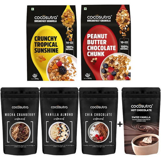 Buy Cocosutra Breakfast Sorted Hamper Combo from DrMediCart, Ship from India to USA