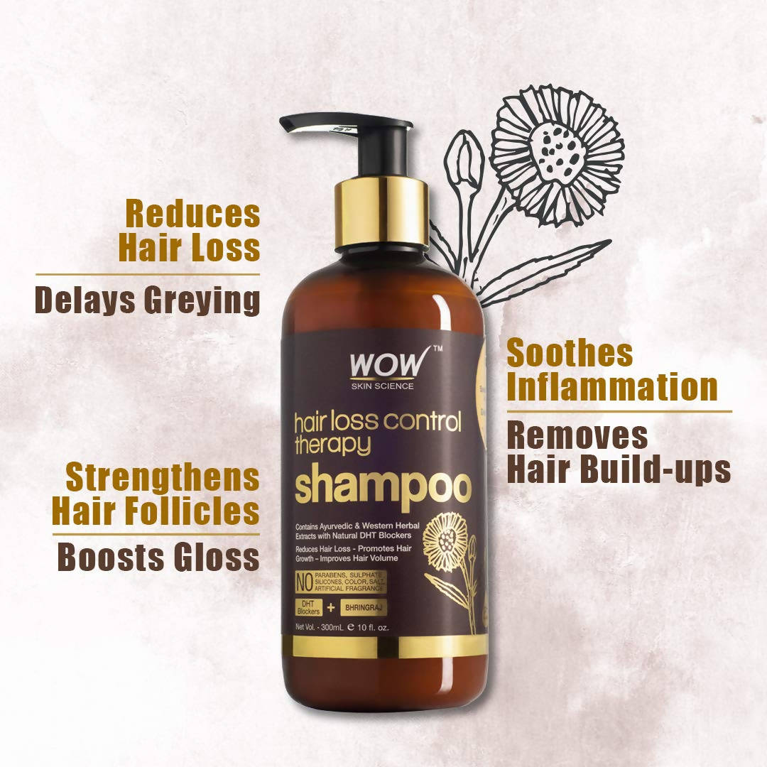 Wow Skin Science Hair Loss Control Therapy Shampoo & Conditioner - DrMediCart