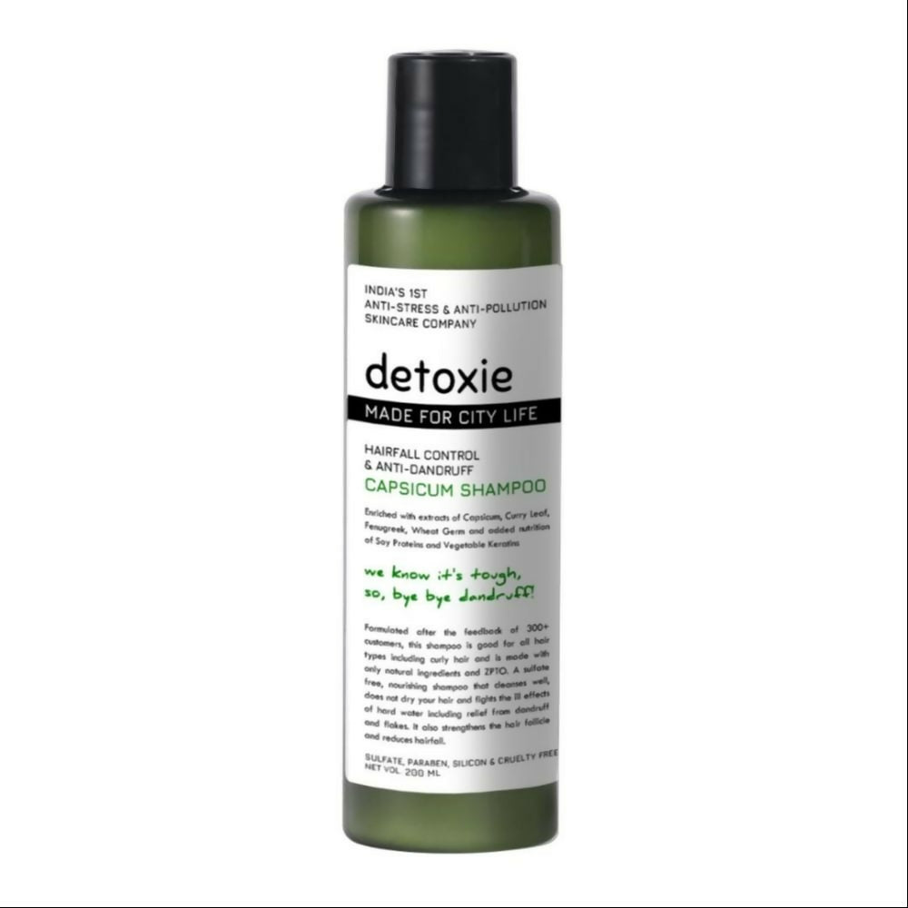 Detoxie Anti-Dandruff & Flake Relief Capsicum Shampoo