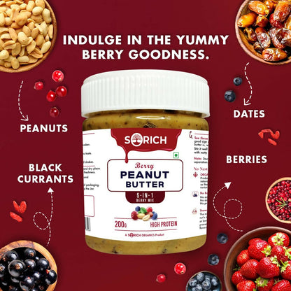 Sorich Organics All Natural Berry Creamy Peanut Buttery