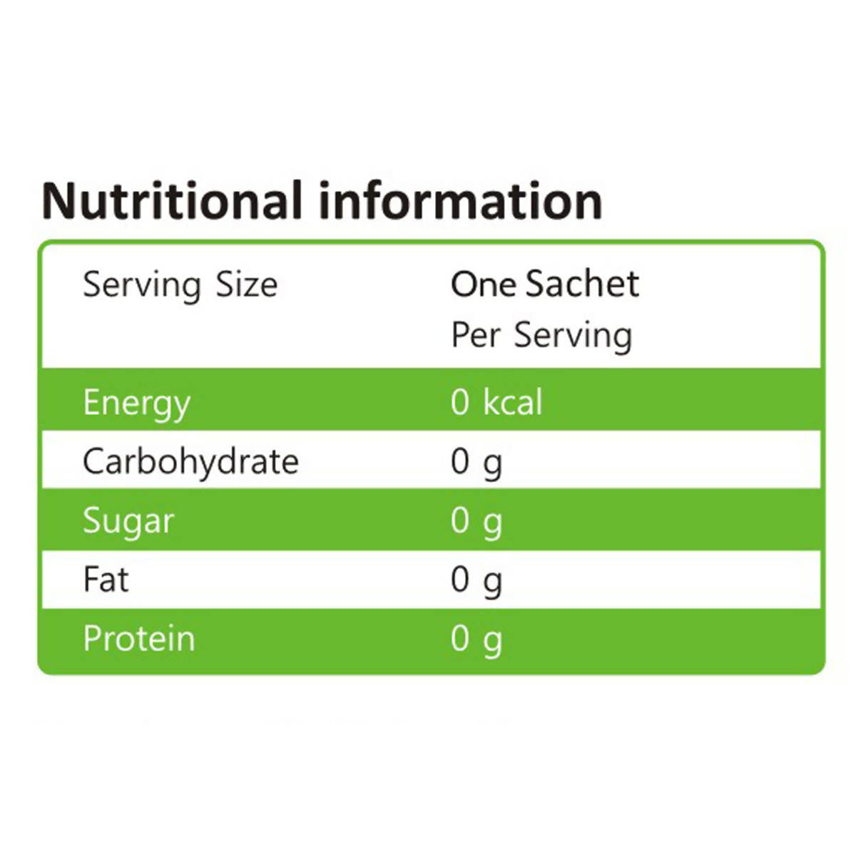 Zevic Stevia Zero Calorie Sachets