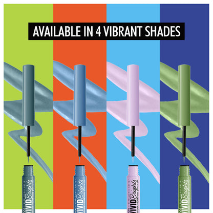 NYX Professional Makeup Vivid Bright Liquid Eyeliner - Ghosted Green