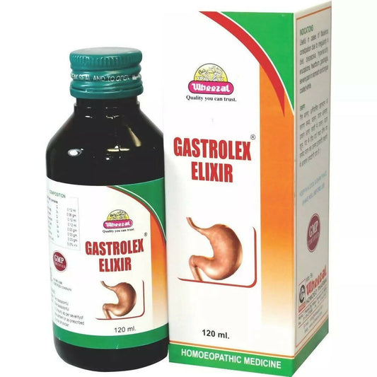 Buy Wheezal Homeopathy Gastrolex Elixir Syrup from DrMediCart, Ship from India to USA