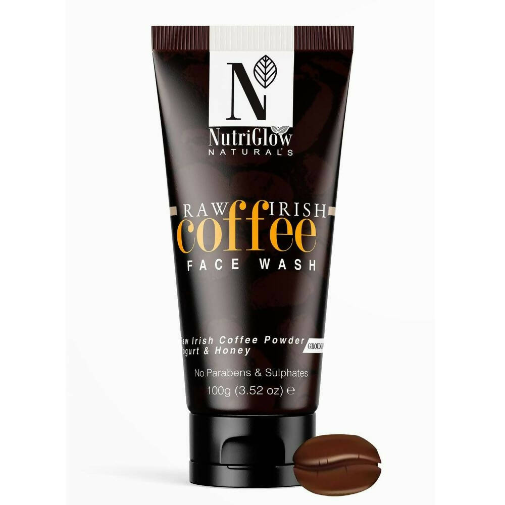 NutriGlow NATURAL'S Coffee Face Cleanser with Yogurt & Honey for Blackhead Removal Face Wash