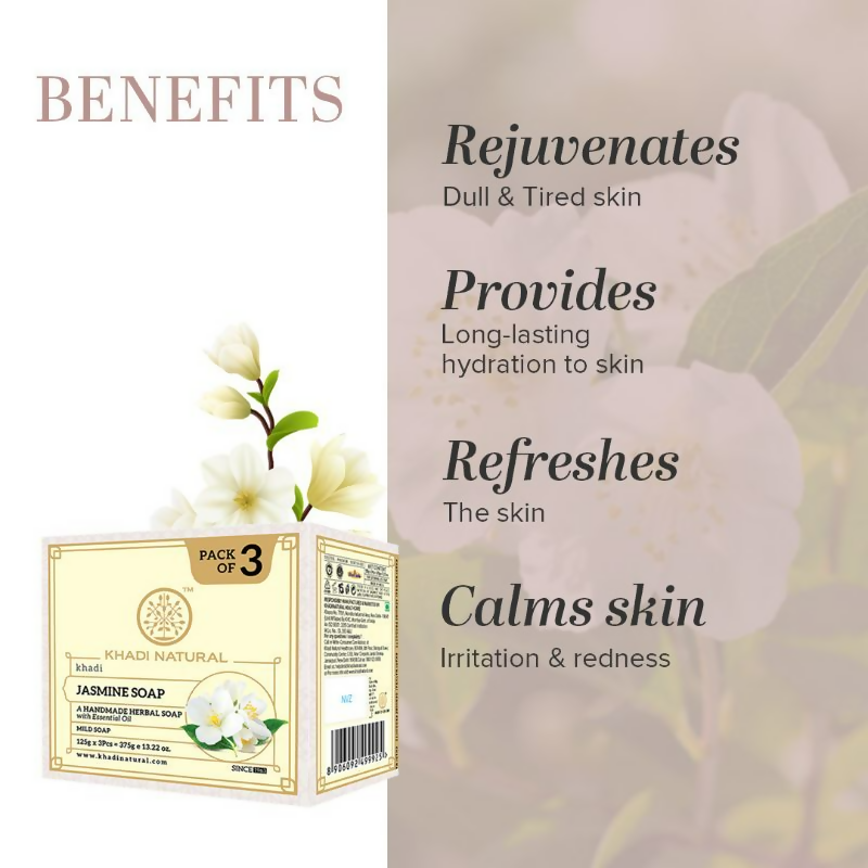 Khadi Natural Jasmine Handmade Soap