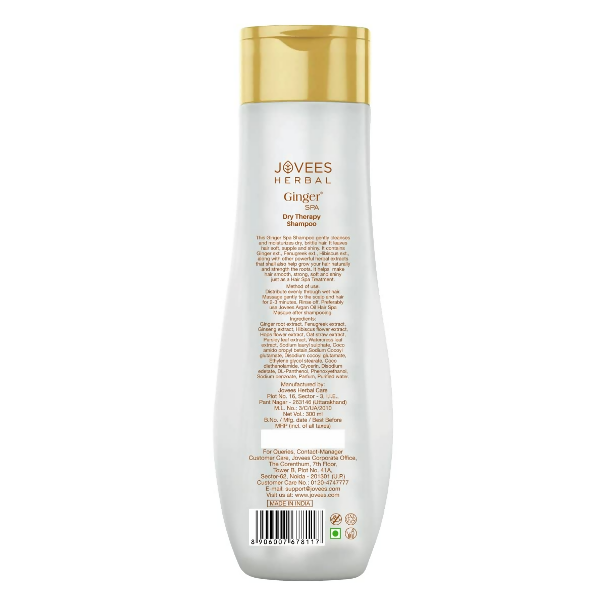Jovees Ginger Spa Dry Therapy Shampoo