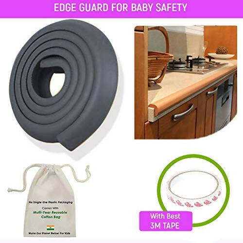 Buy Safe-O-Kid Edge Guards 5 Mtr, Black For Kids Protection from DrMediCart, Ship from India to USA