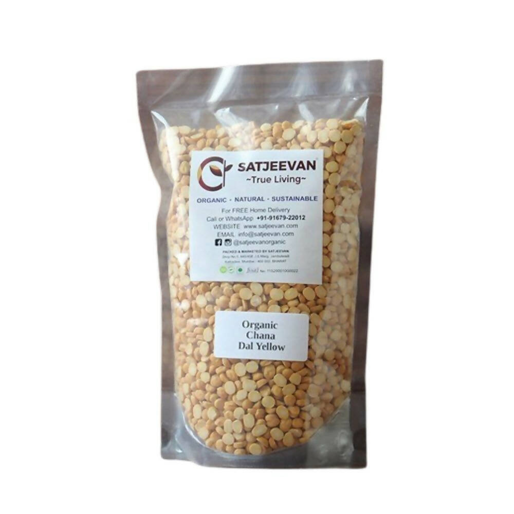 Buy Satjeevan Organic Chana Dal Yellow from DrMediCart, Ship from India to USA