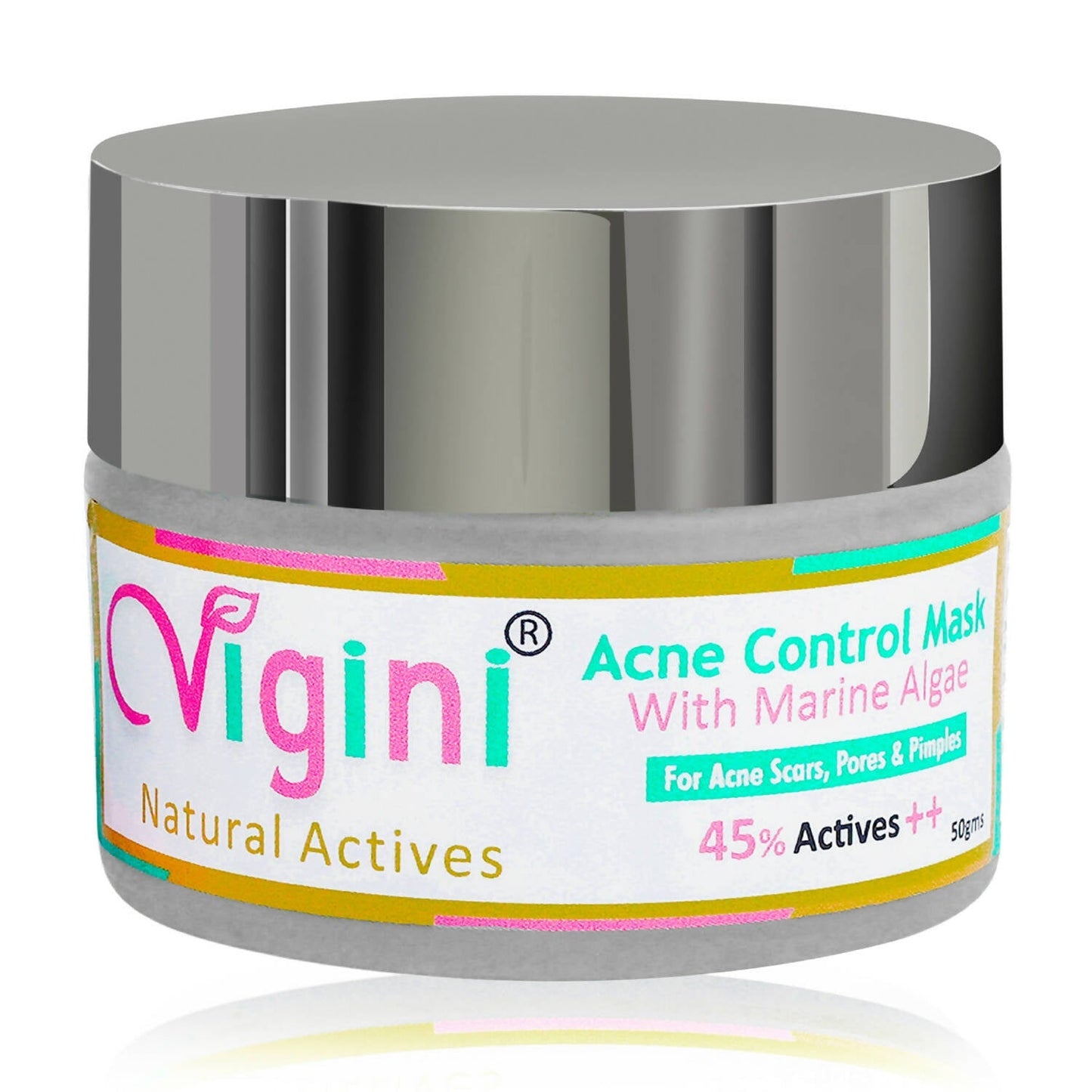vigini natural actives anti acne clay face pack mask with marine algae for men women buy in usa