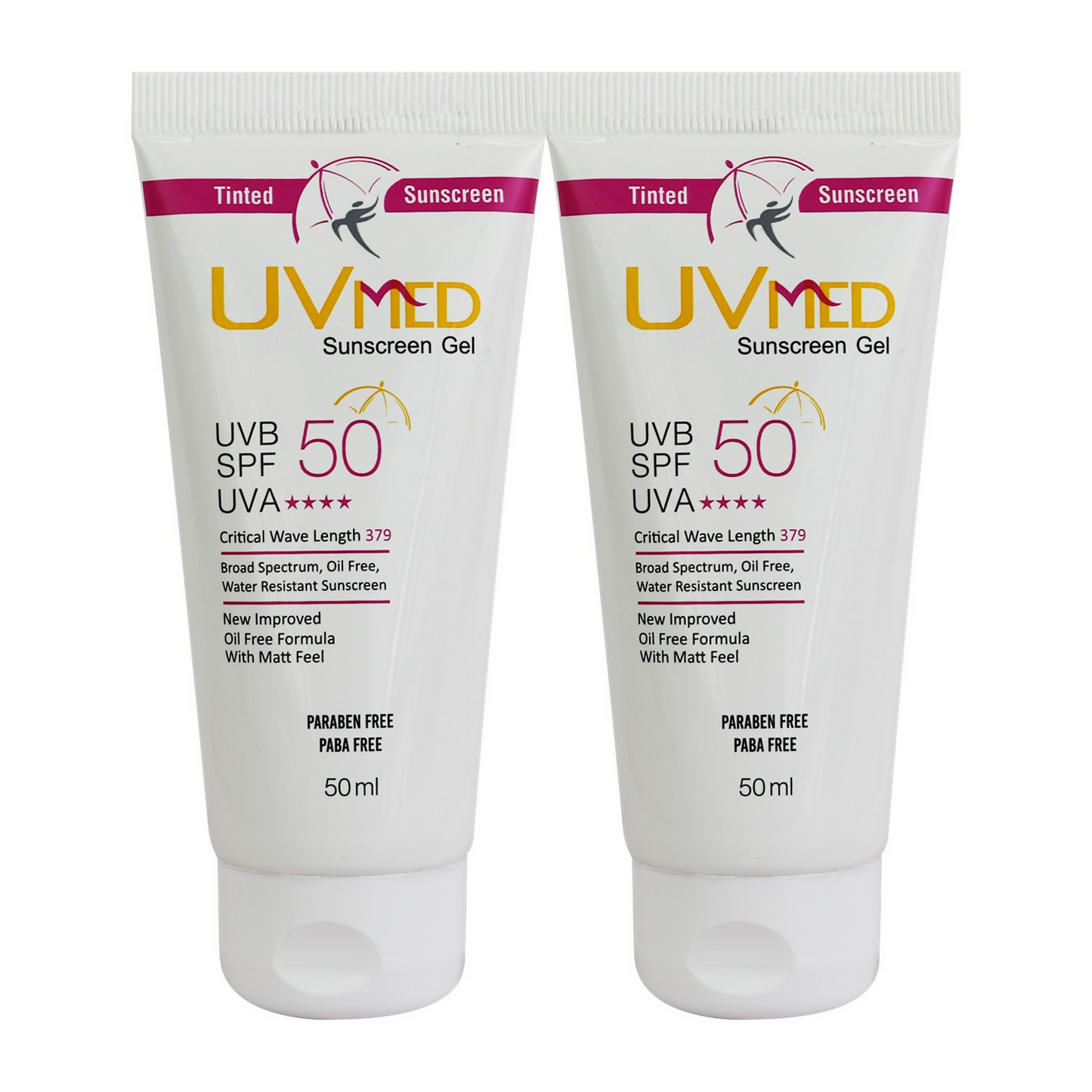 Uvmed Tinted Sunscreen Cream SPF 50