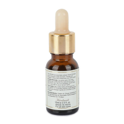 Tatvik Ayurveda Navel Oil - Castor, Ginger & Tea Tree