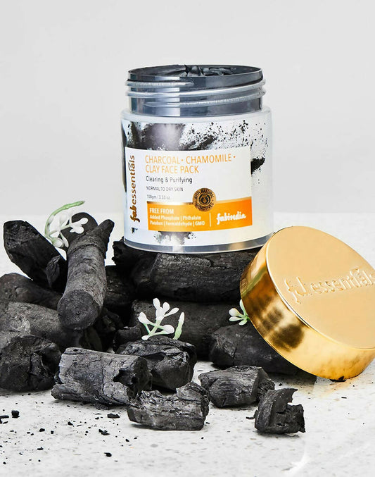 Buy Fabessentials Charcoal Chamomile Clay Face Pack from DrMediCart, Ship from India to USA