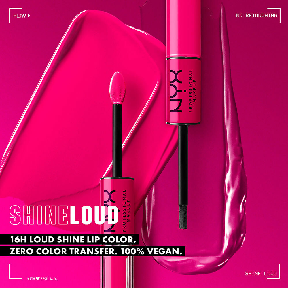 NYX Professional Makeup Shine Loud High Shine Lip Color and Gloss - Global Citizen