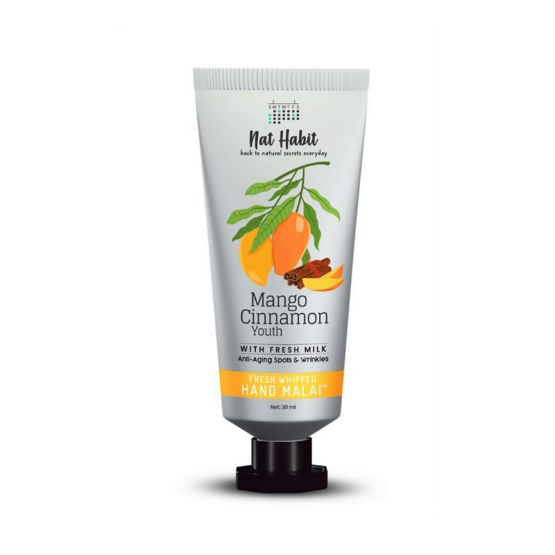 Nat Habit Mango Cinnamon Youth Hand Malai Hand Cream