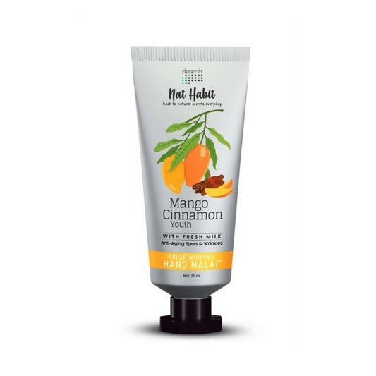 Nat Habit Mango Cinnamon Youth Hand Malai Hand Cream