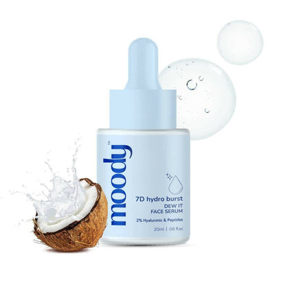 Moody 7D Hydro Burst Face Serum with 2% Hyaluronic & Peptides