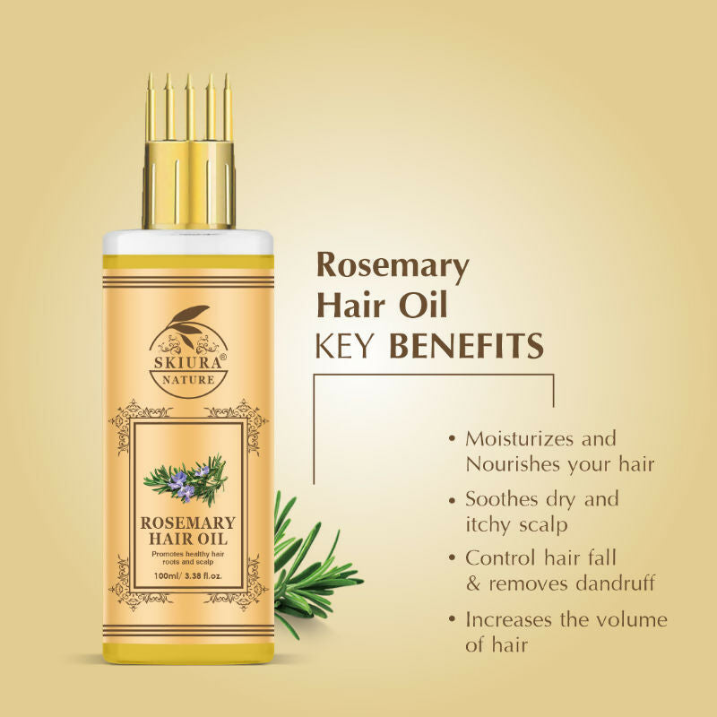 Skiura Nature Rosemary Oil For Fast Hair Growth And Healthy Scalp