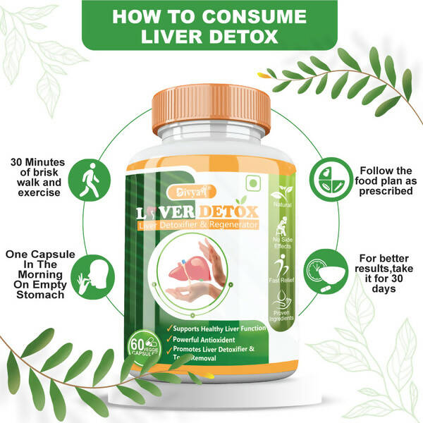 Divya Shree Liver Detox Veggie Capsules