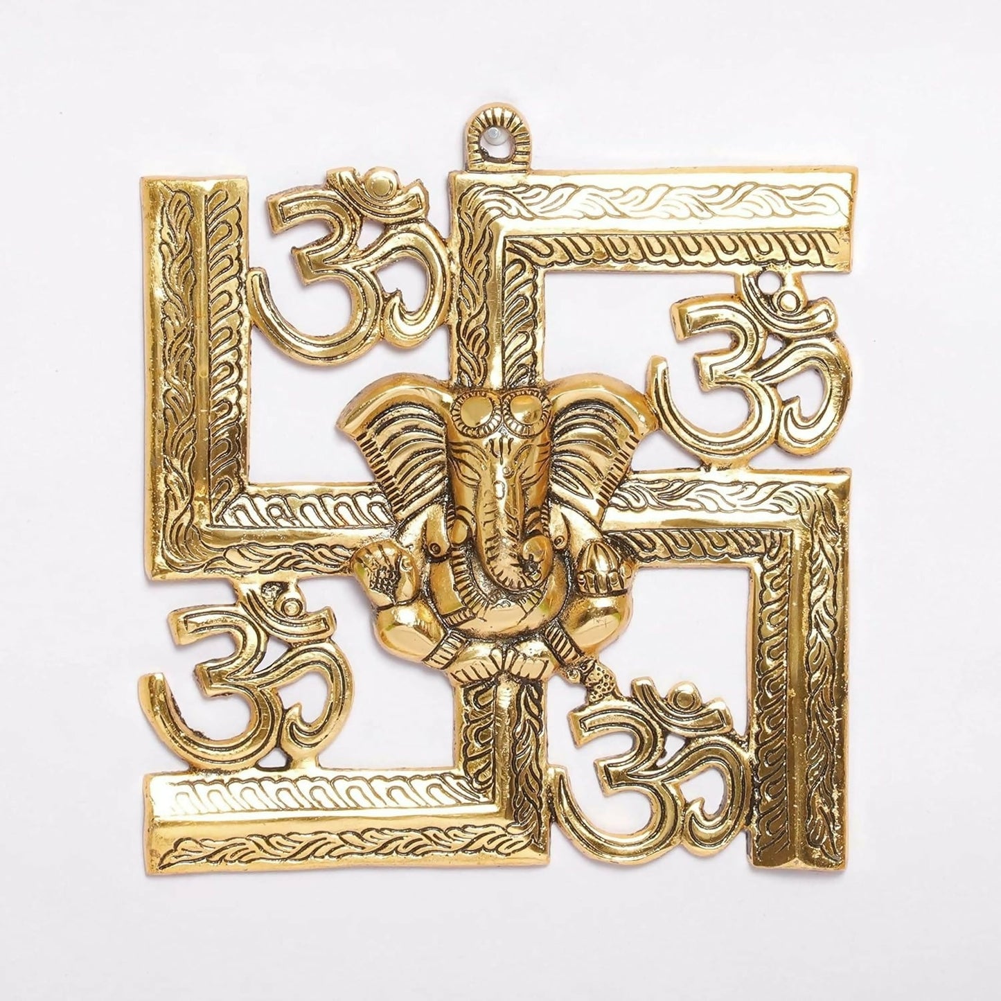 Buy KridayKraft Ganesha Metal Statue Ganpati Wall Hanging Sculpture