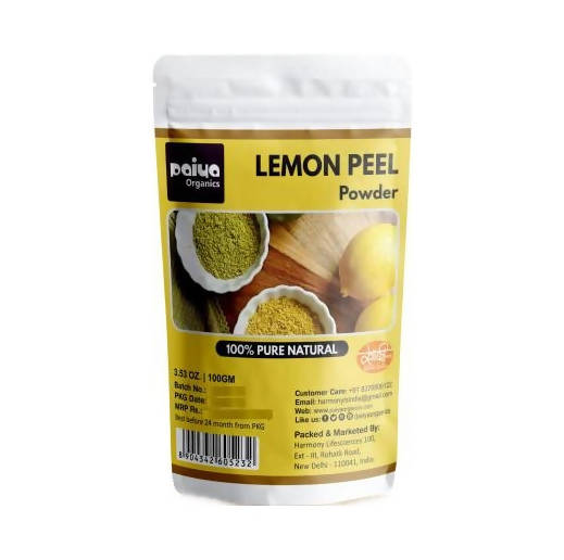Buy Paiya Organics Lemon Peel Powder from DrMediCart, Ship from India to USA