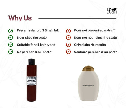 Love Earth Organic Red Onion Shampoo
