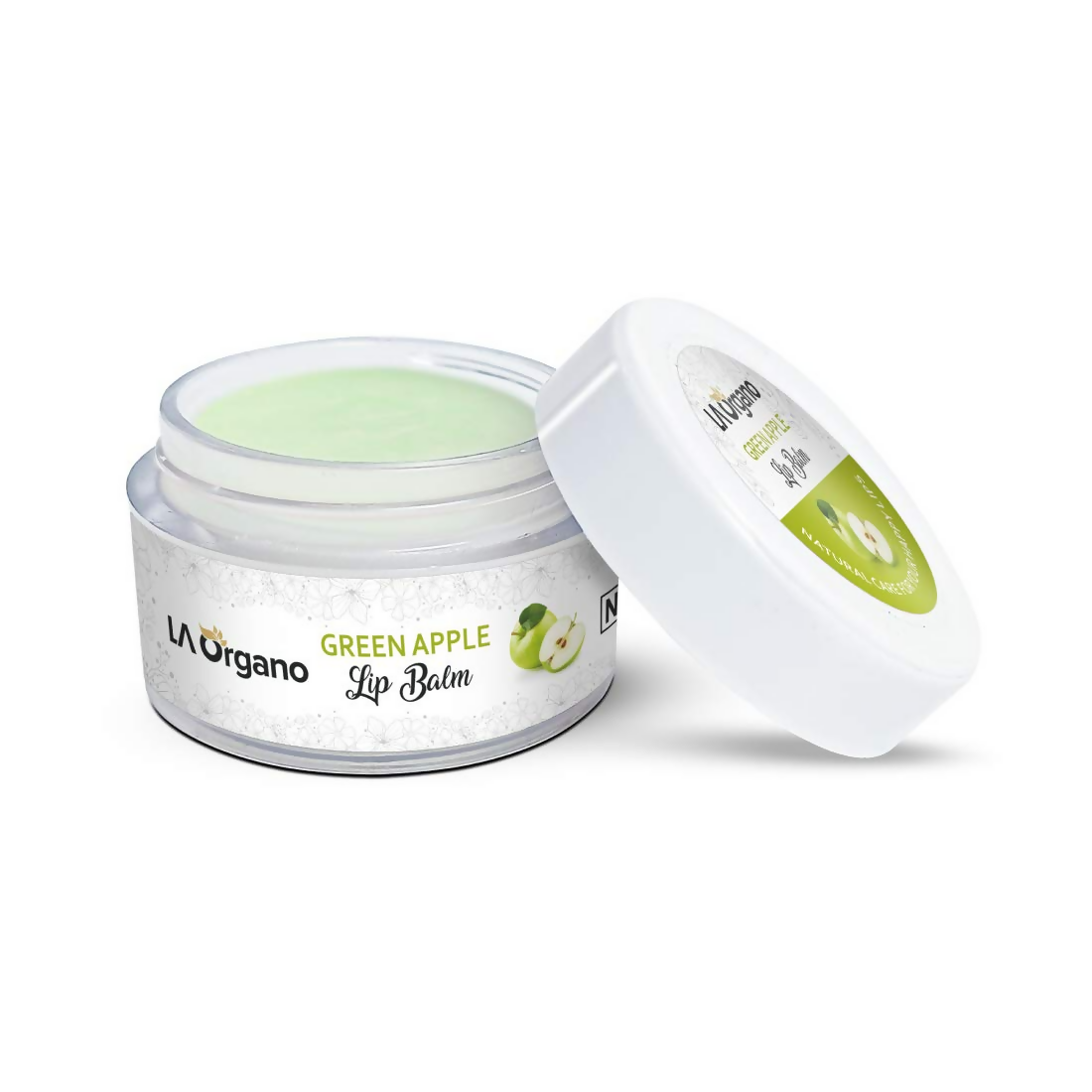 LA Organo Green Apple Lip Balm For Dry Chapped Lips - DrMediCart