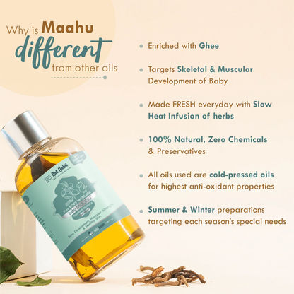 Nat Habit Balamool Nimbuka Pure Baby Maahu Baby Massage Oil