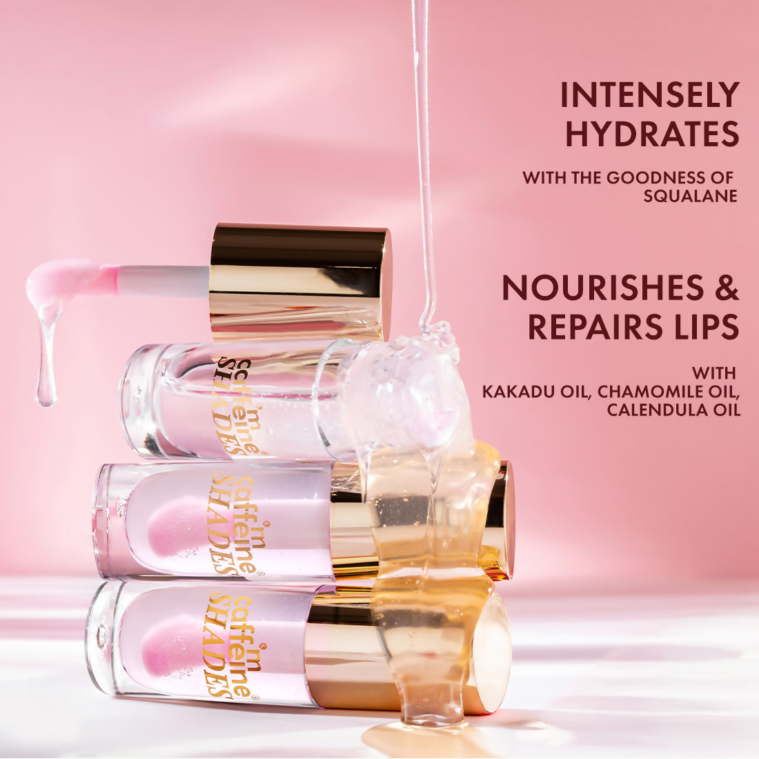 mCaffeine Shades PH Lush Lip & Cheek Color Changing Tint Hydrates Plumps Non-Sticky Tint Shift