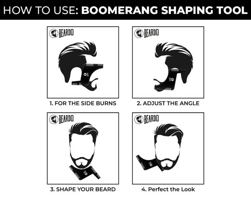 Beardo Boomerang Comb Shaping Tool - DrMediCart