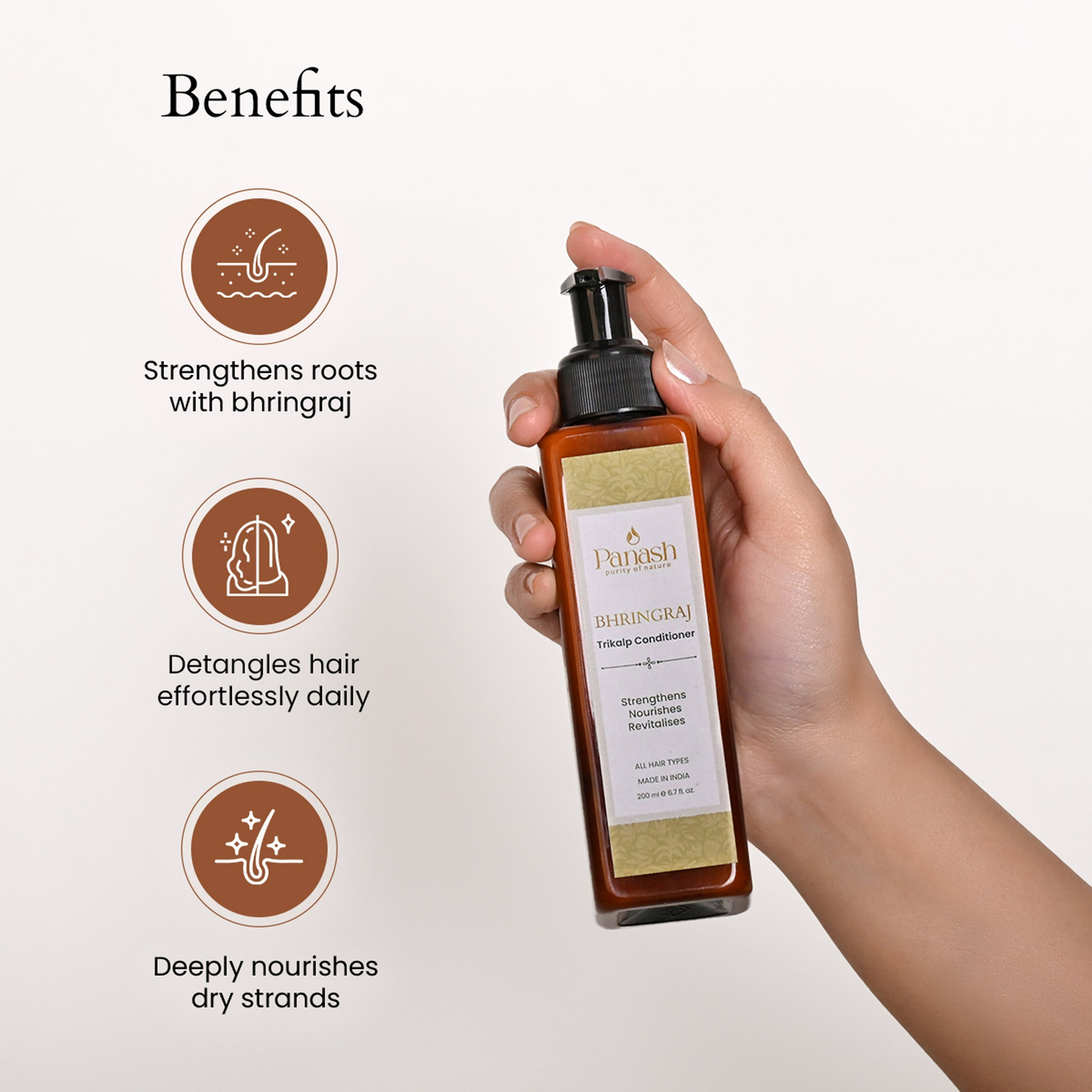 Panash Bhringraj Trikalp Hair Conditioner